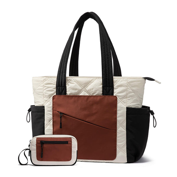 Elegant shopping bag with practical multiple compartments Bowlift