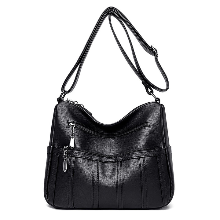 Elegant Textured Shoulder Bag Bowlift