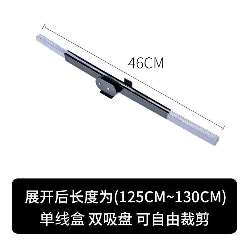 Unisex non-adjustable aluminum roof rack crossbar with double adjustable suction cups Bowlift