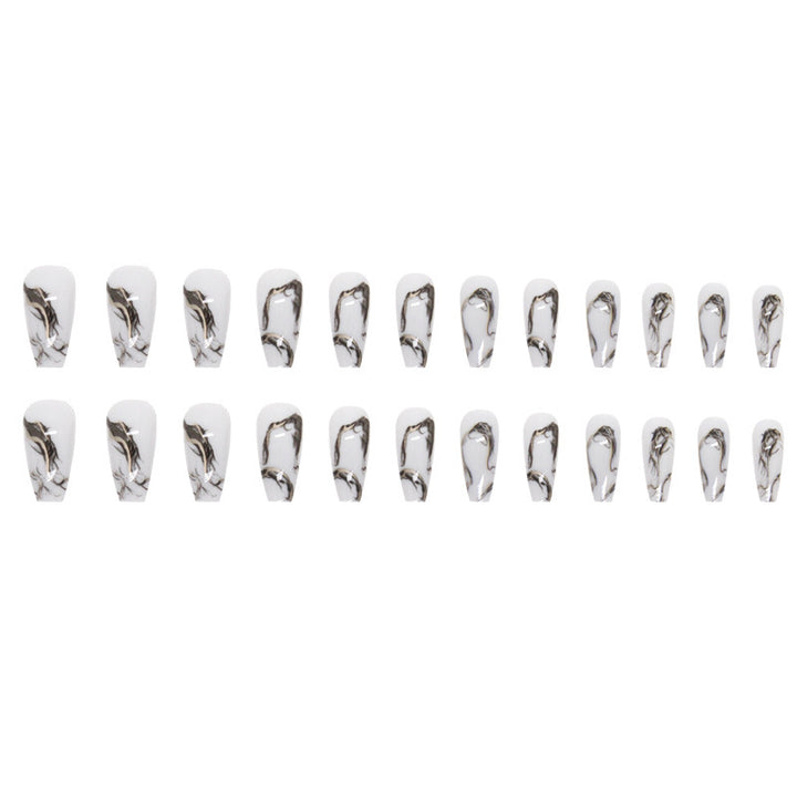 Marble Design Press-On Nail Extensions Bowlift