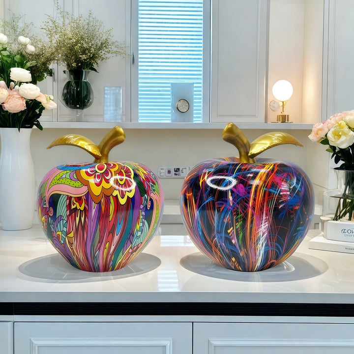 Decorative apple figure with artistic design Bowlift