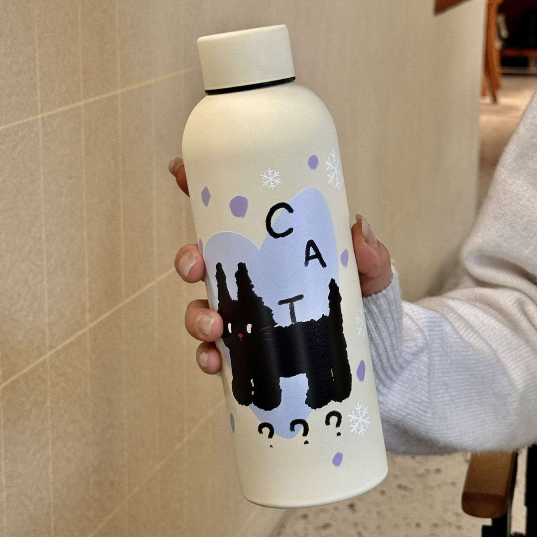 Women's Insulated Drinking Bottle with Original Hello Kitty Design Bowlift