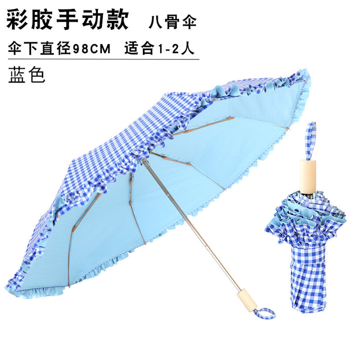 Ladies sun protection umbrella Bowlift
