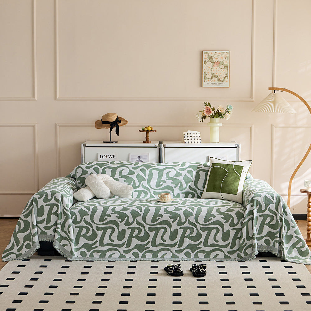 Artistic Patterned Sofa Throw Blanket