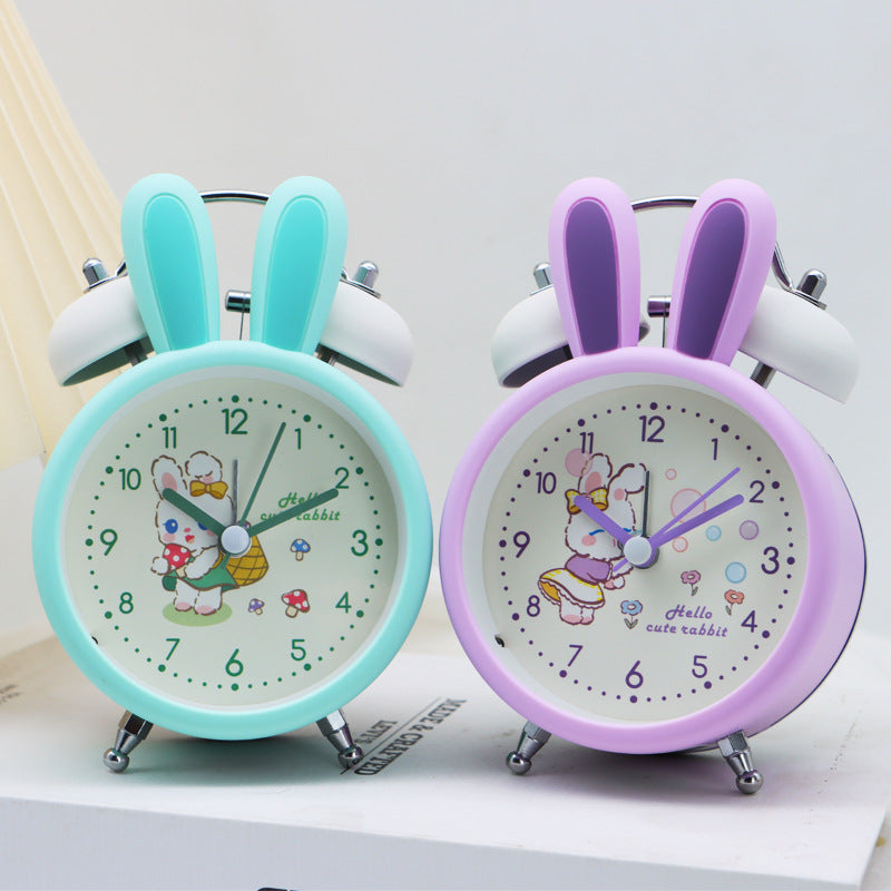 Children's alarm clock in cute rabbit design Bowlift