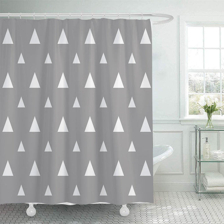 Modern Geometric Shower Curtain Bowlift