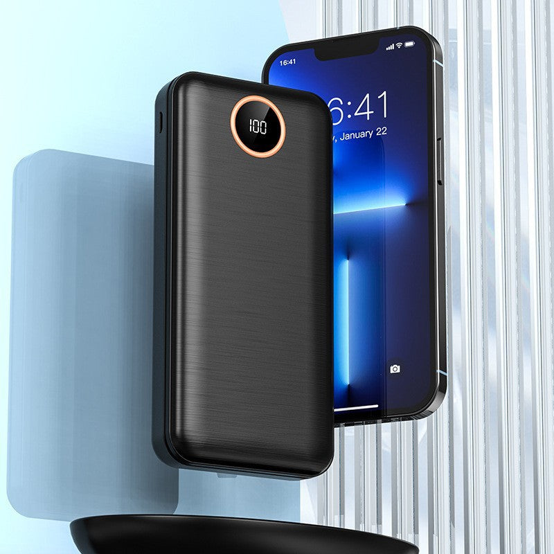 Portable power bank with intelligent fast charging and digital display Bowlift