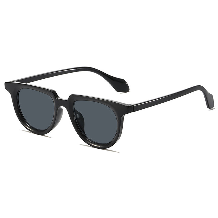 Retro-Inspired Clear Frame Sunglasses Bowlift