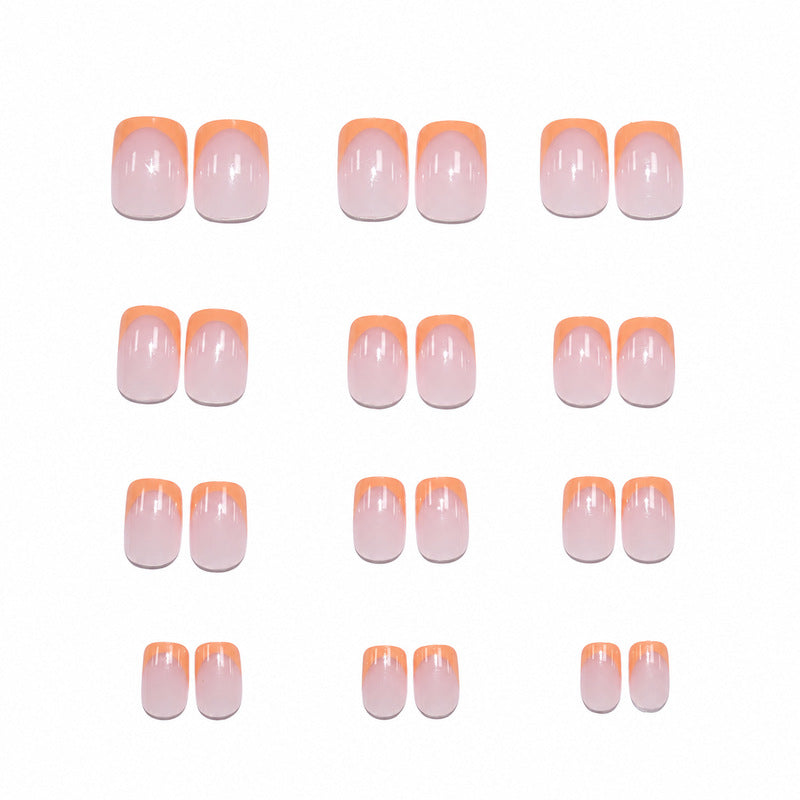 Acrylic nail set with colorful gradients Bowlift