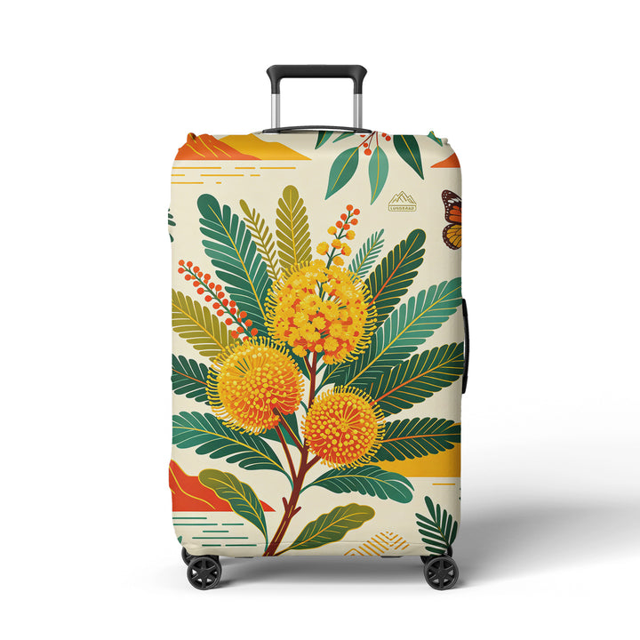 Women's suitcase sock with colorful coral design Bowlift