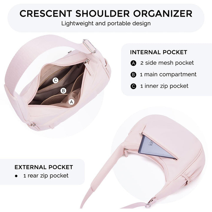 Fashionable tote bag with practical compartments Bowlift