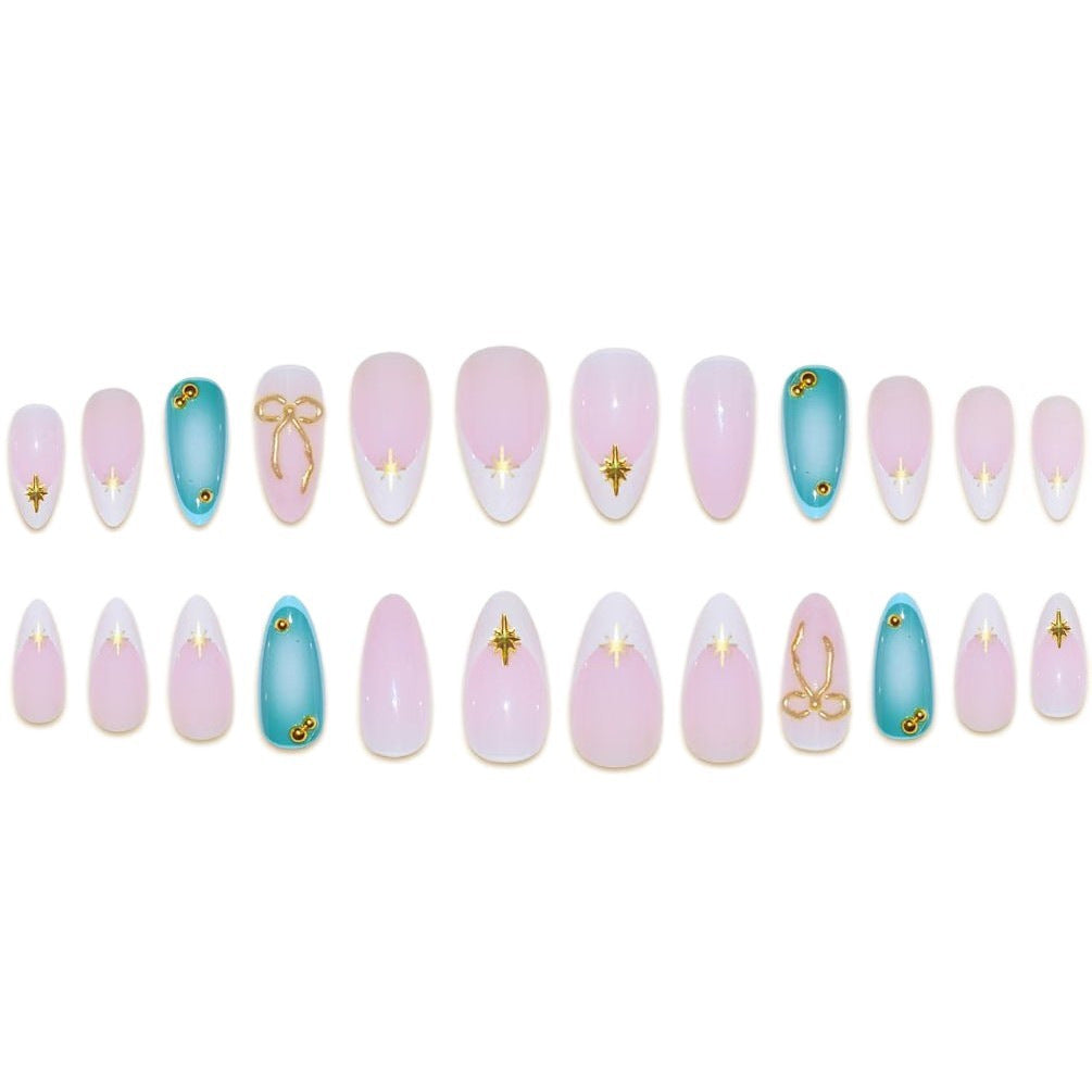 Glamorous Stiletto Nail Extensions Bowlift