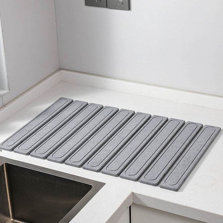 High-Absorbency Kitchen Drying Mat Bowlift