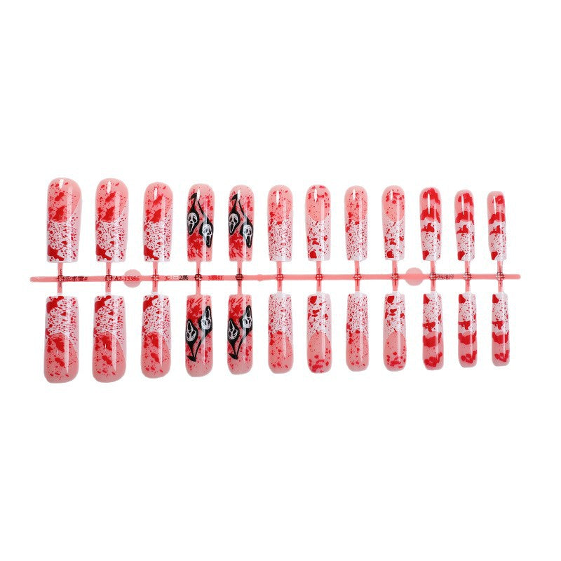 Artistic Halloween-Themed Press-On Nails Bowlift