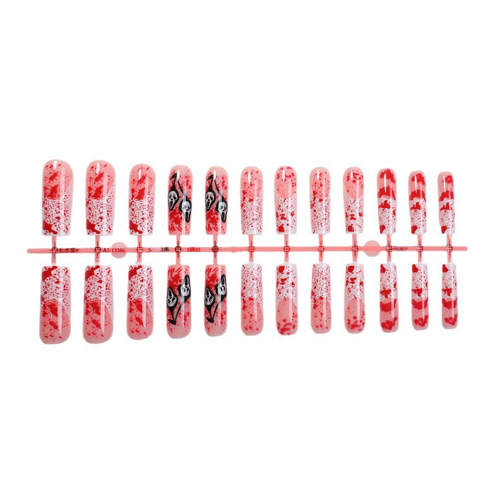 Artistic Halloween-Themed Press-On Nails Bowlift