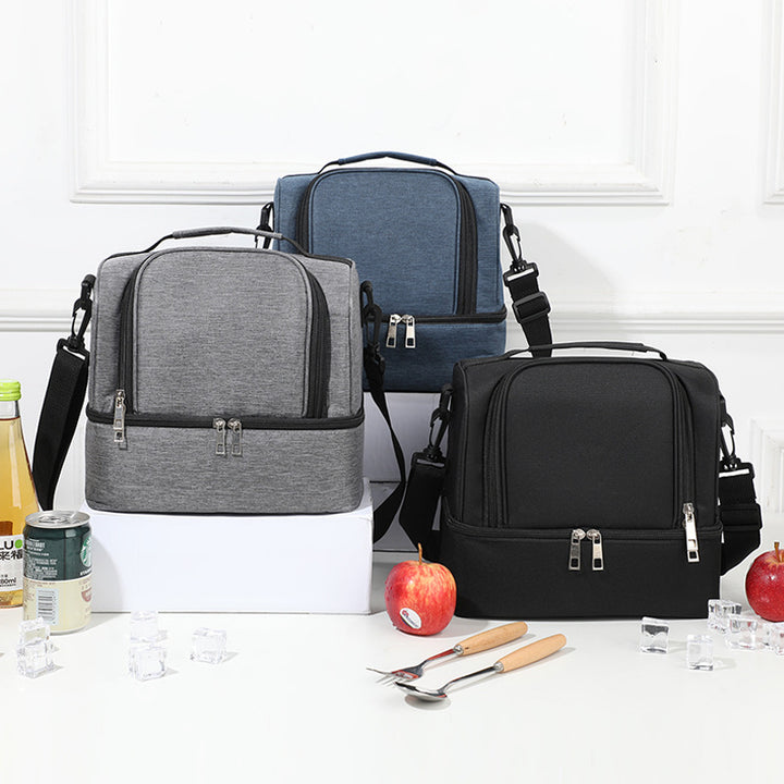 Insulated picnic bag with practical compartments Bowlift