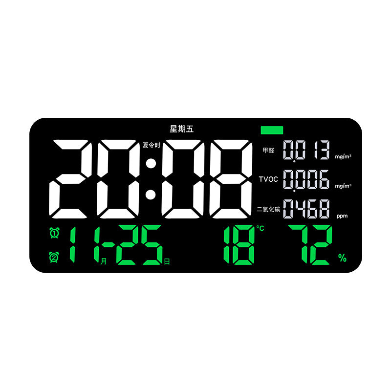 Digital multifunctional weather alarm clock Bowlift