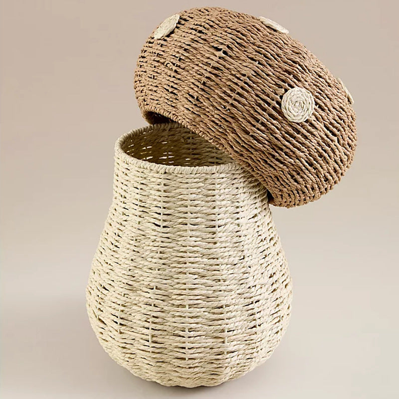 Playful storage basket in mushroom design Bowlift