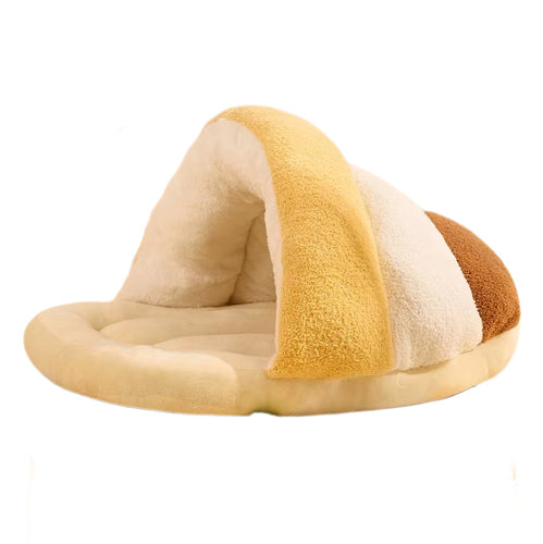 Cozy Enclosed  Hideaway  Dog Bed