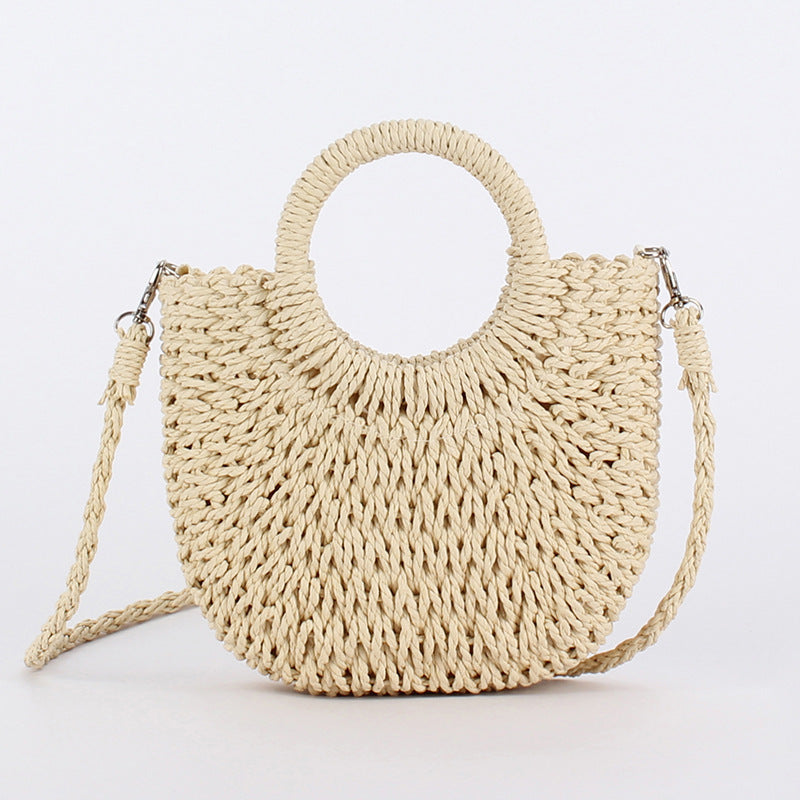 Fashionable Macrame Shoulder Bag Bowlift