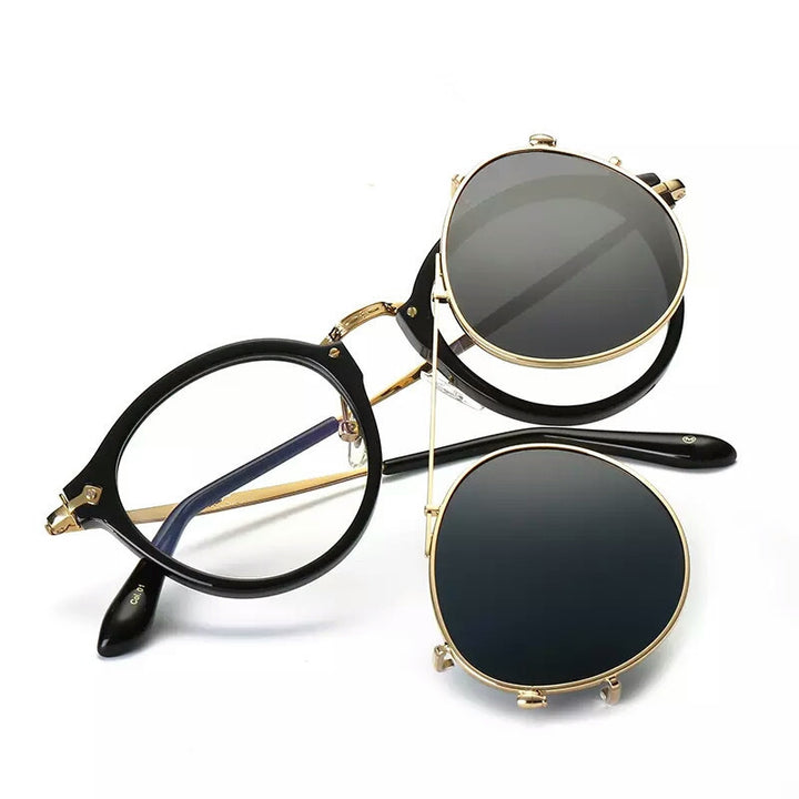 Ladies' design-oriented sunglasses with high-quality metal frame Bowlift
