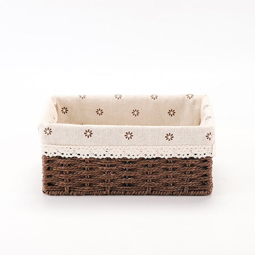 Rectangular Woven Storage Baskets Bowlift