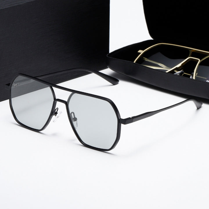 Women's innovative fashionable sunglasses with rectangular frame Bowlift