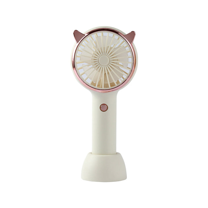Women's portable hand fan with cat ears Bowlift