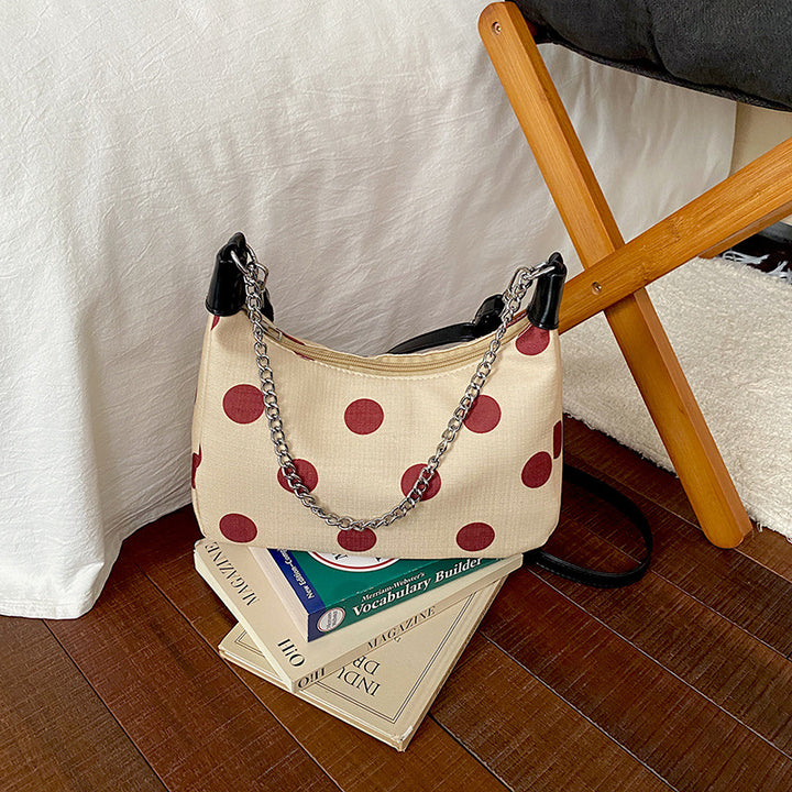 WoPolka Dot Patterned Crossbody Handbag Bowlift