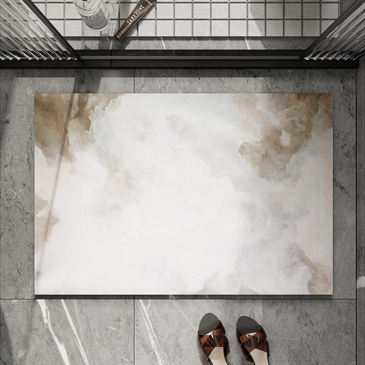 Artistic Watercolor Bath Mat Bowlift