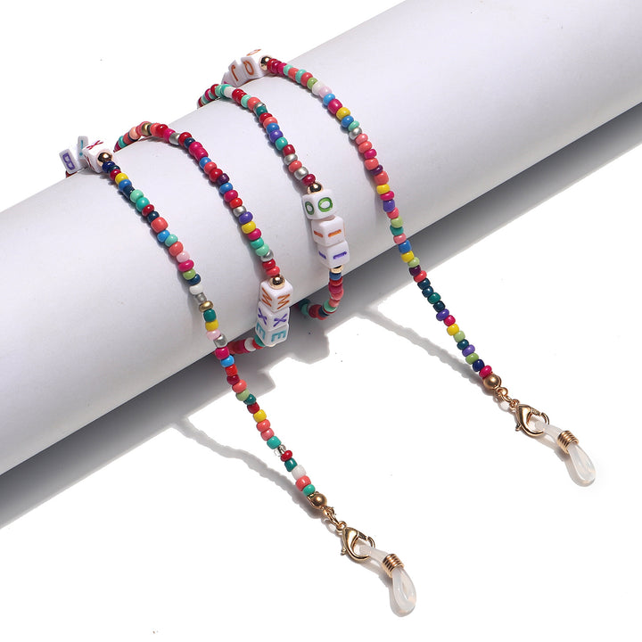 Colorful Beaded Eyewear Chain Bowlift