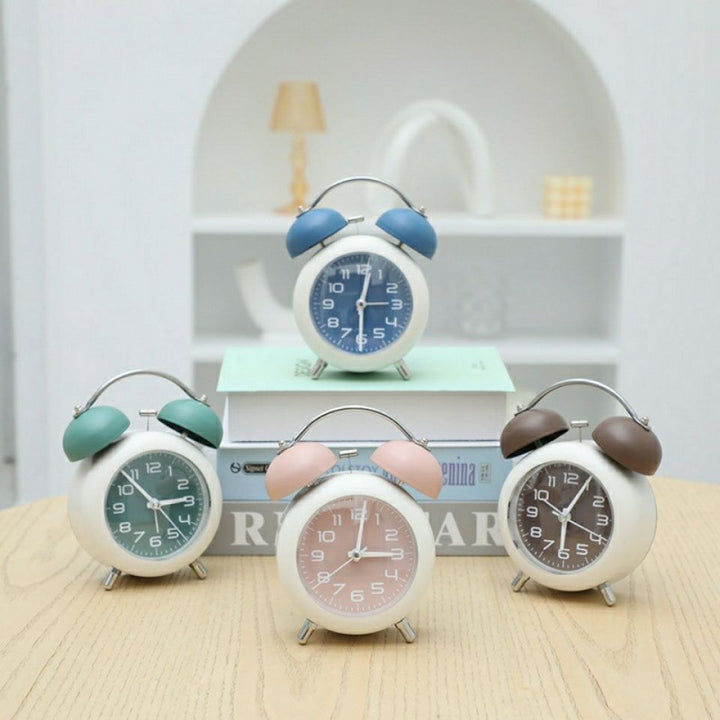 Nostalgic Alarm Clock with Two Bells Bowlift