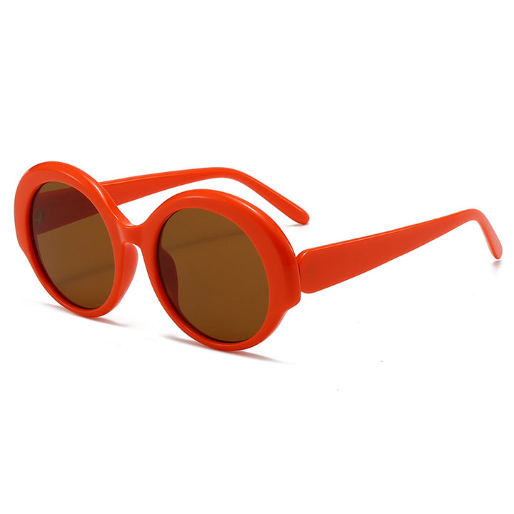 Women's fashionable round designer sunglasses Bowlift