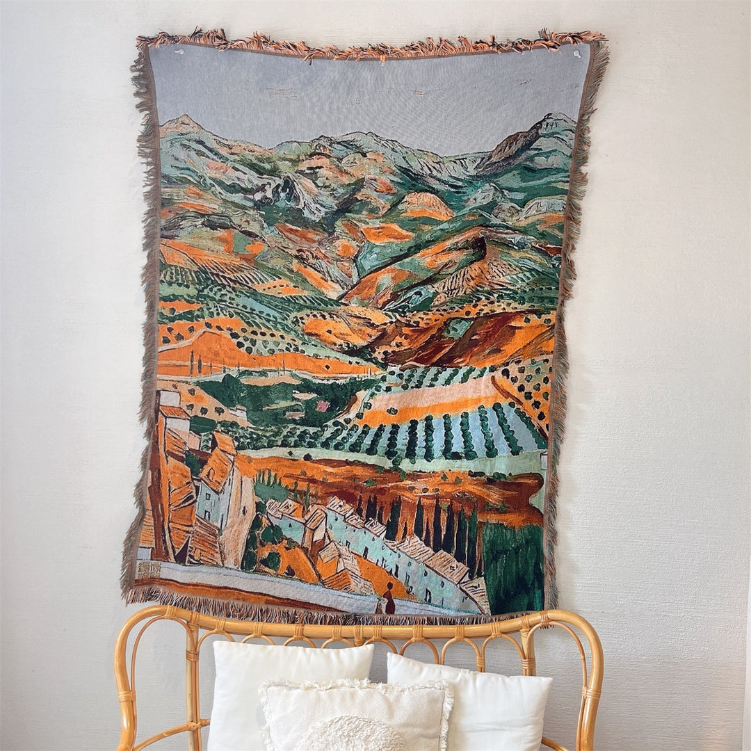 Artistic Tapestry Blanket