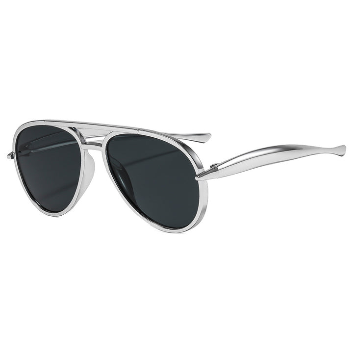 Men's Premium Metal Frame Aviator Sunglasses Bowlift