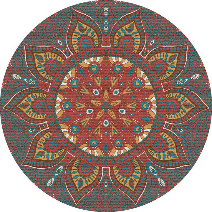 Mandala-Inspired Decorative Area Rug Bowlift