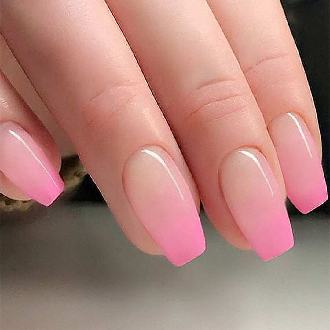Artful Gel Nails with Delicate Ombre Effect Bowlift