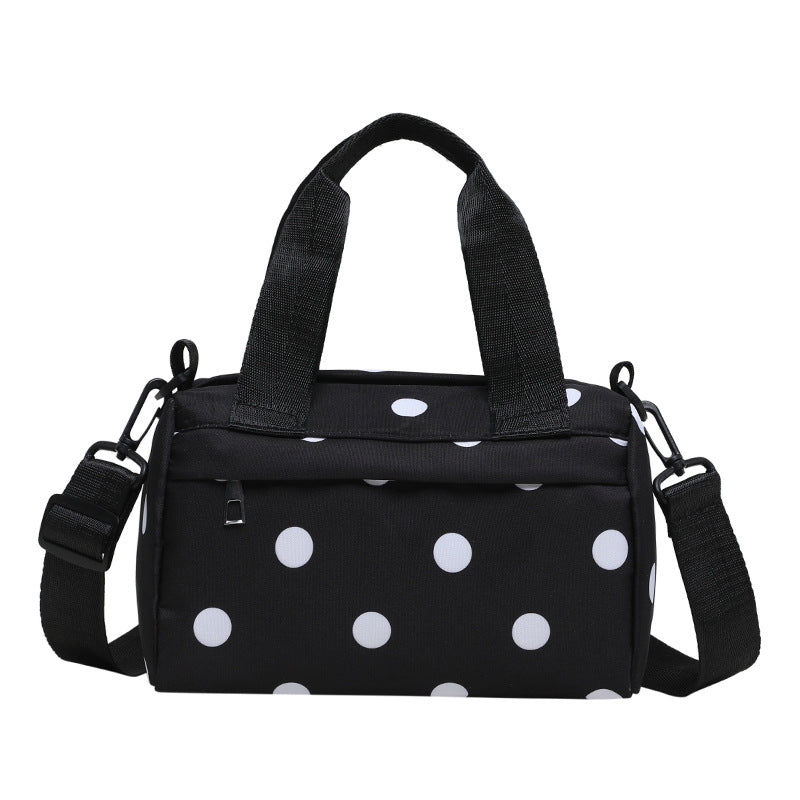 WoChic Polka Dot Mini Satchel Bag Bowlift