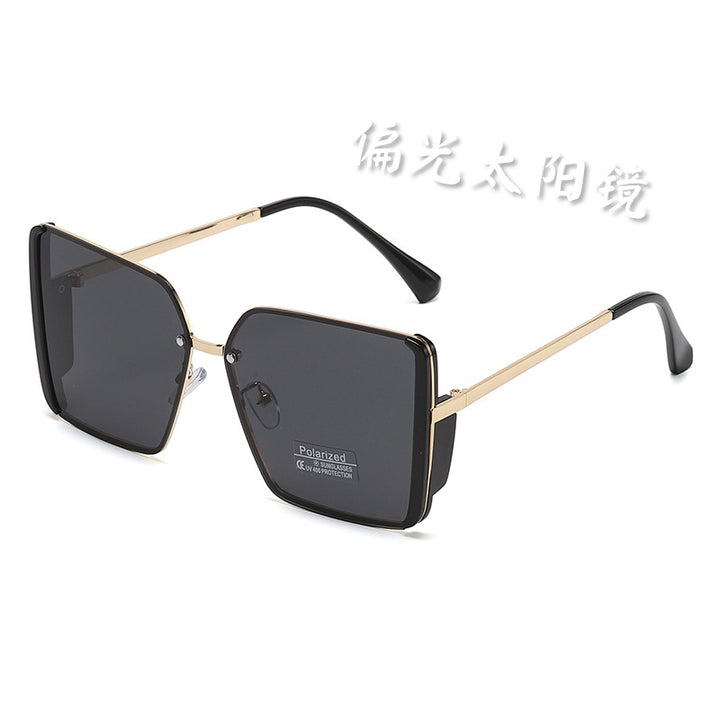 Women's oversized square sunglasses with polarized lenses Bowlift