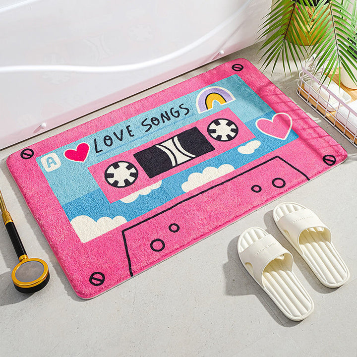 Music-Themed Bath Mat