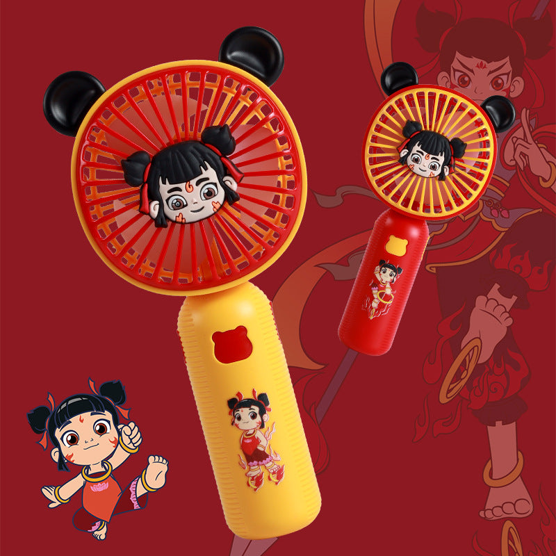 Women's portable mini handheld fan with creative animal design Bowlift