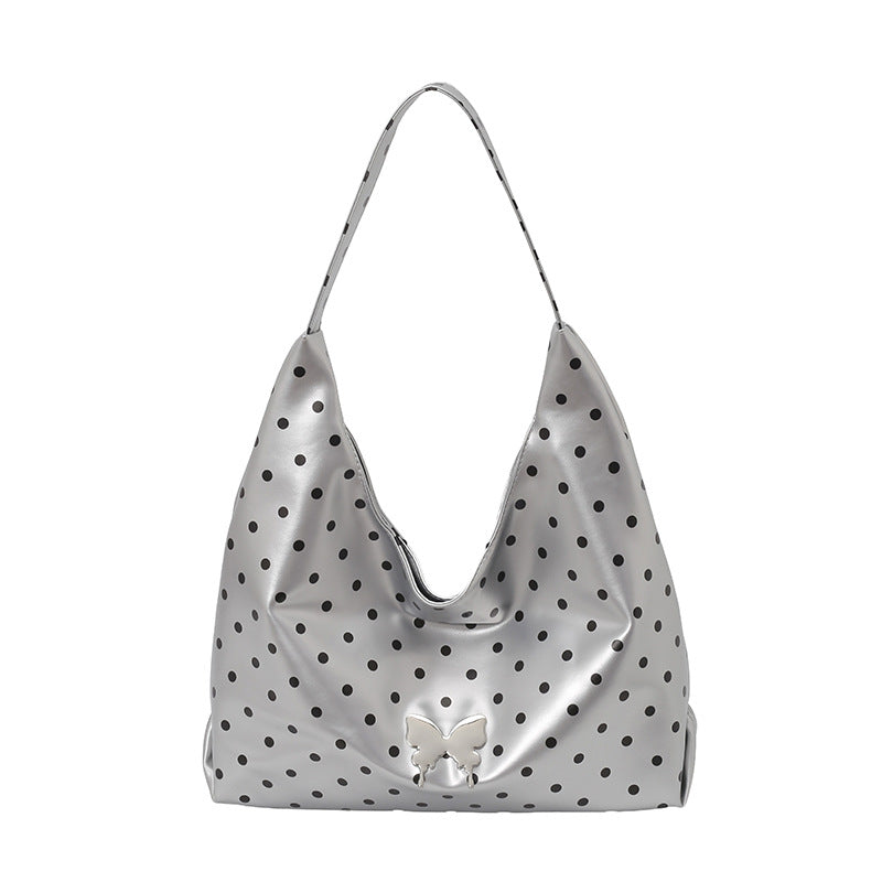 WoChic Polka Dot Hobo Bag Bowlift