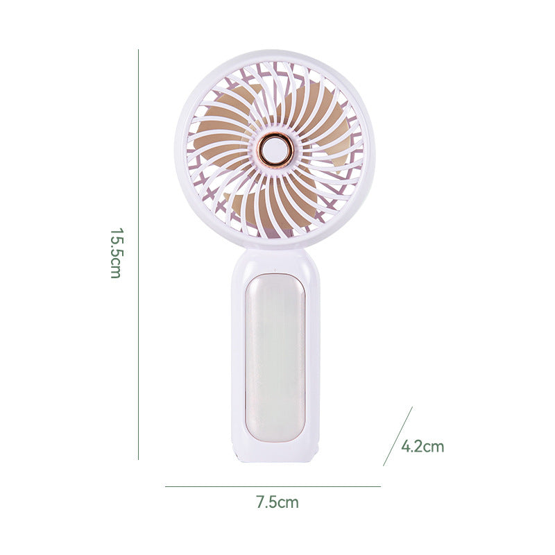 Ladies portable hand fan with ergonomic grip and rechargeable battery Bowlift