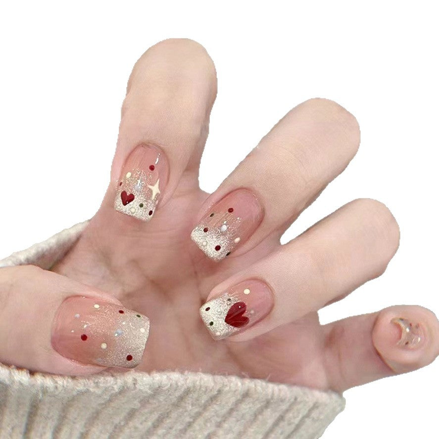 Artificial nails in elegant ombre style Bowlift