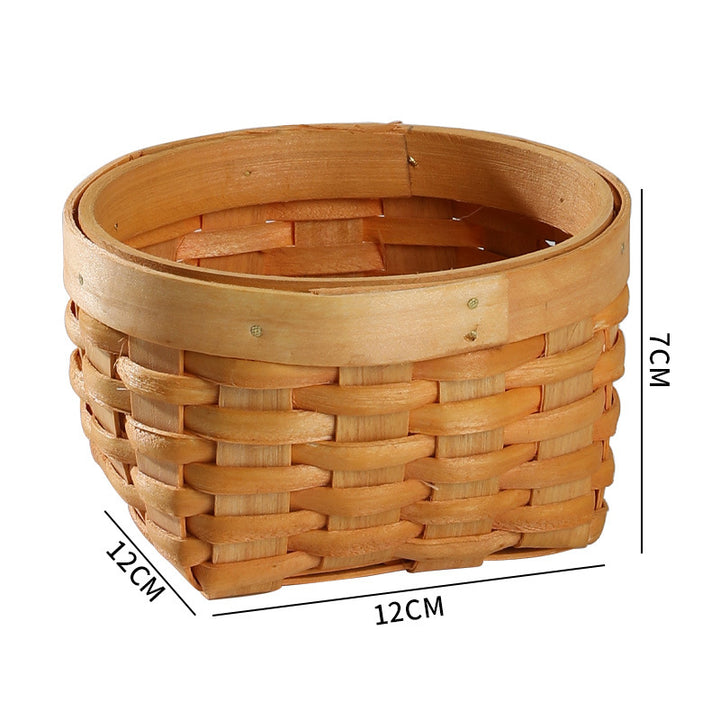 Unisex Round Storage Bowl made of natural wicker Bowlift