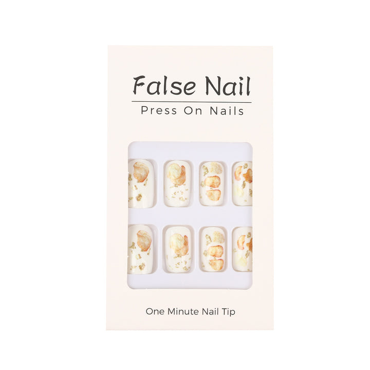 Creative artificial nails in natural vintage design Bowlift