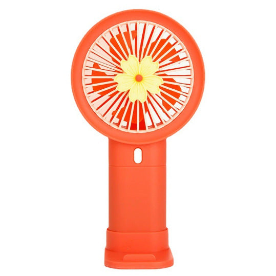 Unisex Portable Mini Hand Fan with Attractive Floral Pattern Bowlift