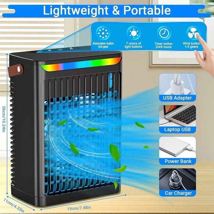 Unisex Portable Fan with Modern Design Bowlift