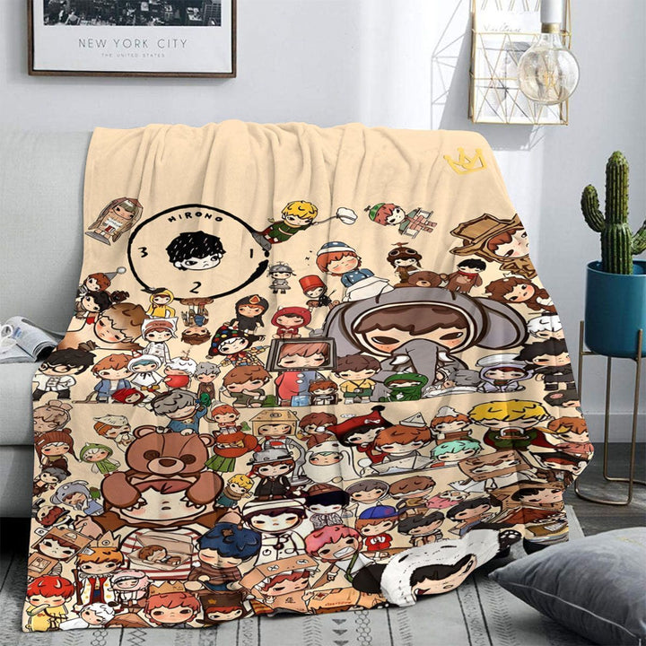 Character Design Throw Blanket