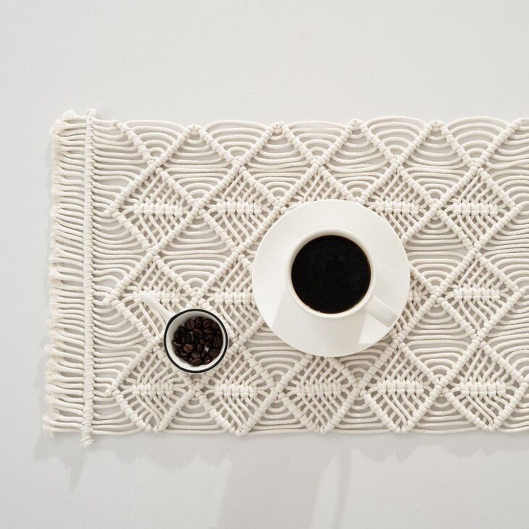 Macrame Decorative Table Runner Bowlift